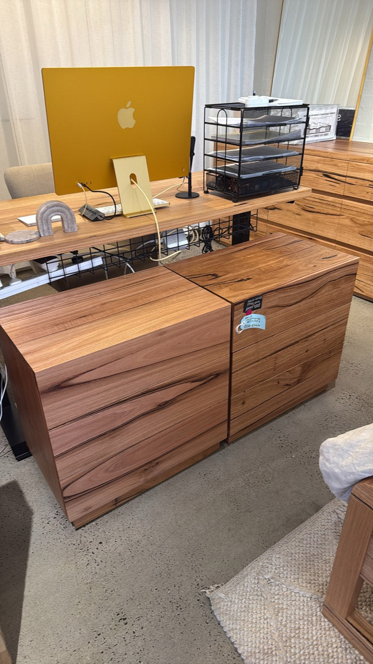 Ex Demo x Cape Town 3 Drawer Bedside Tables - Made In Australia