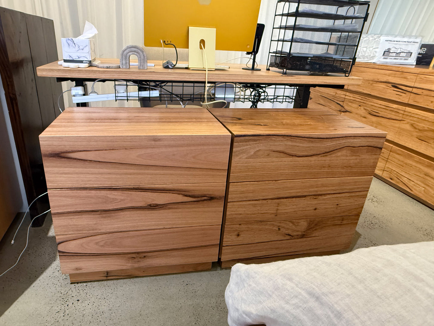 Ex Demo x Cape Town 3 Drawer Bedside Tables - Made In Australia