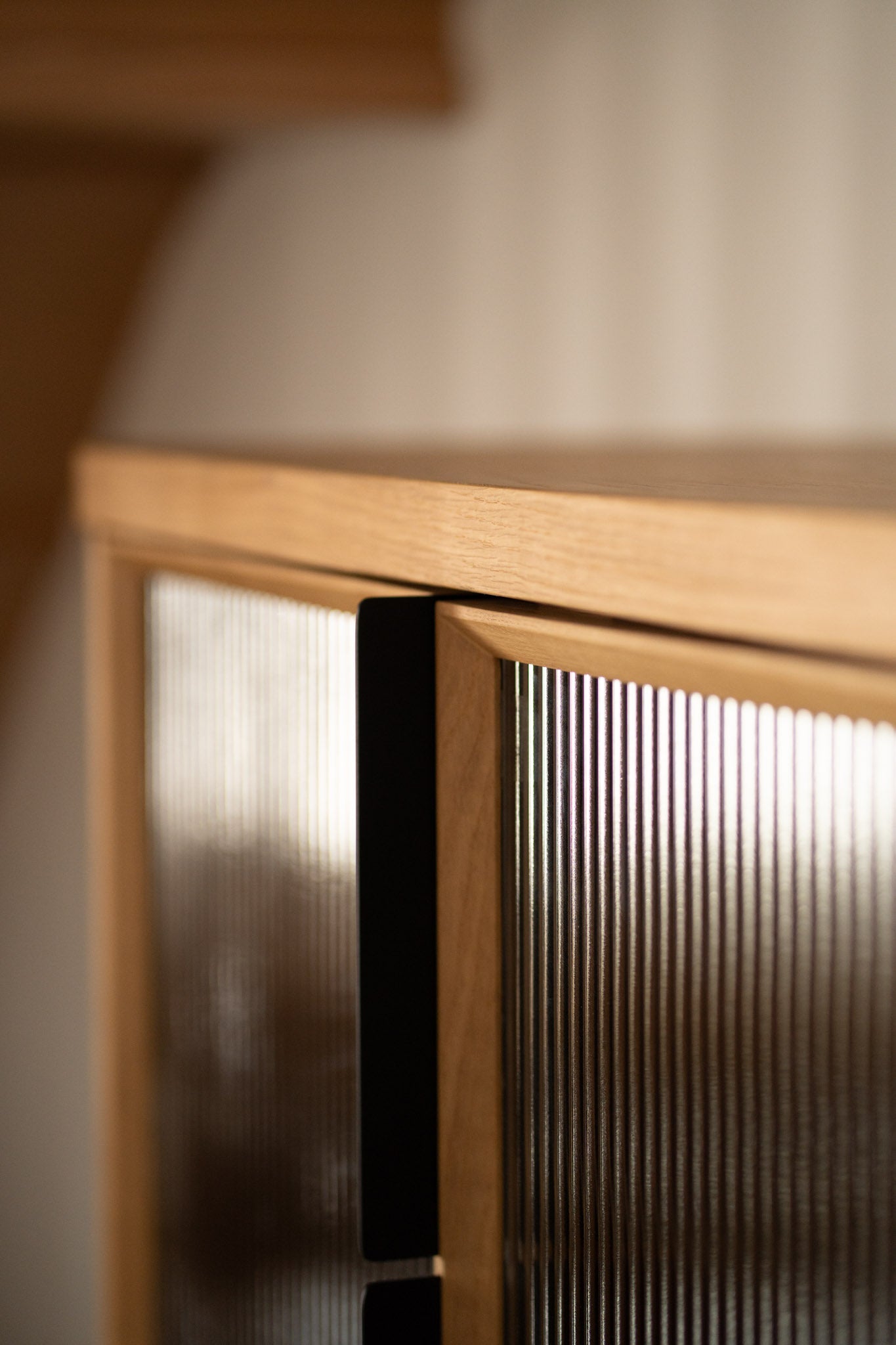 Asha American Oak Wine Cabinet