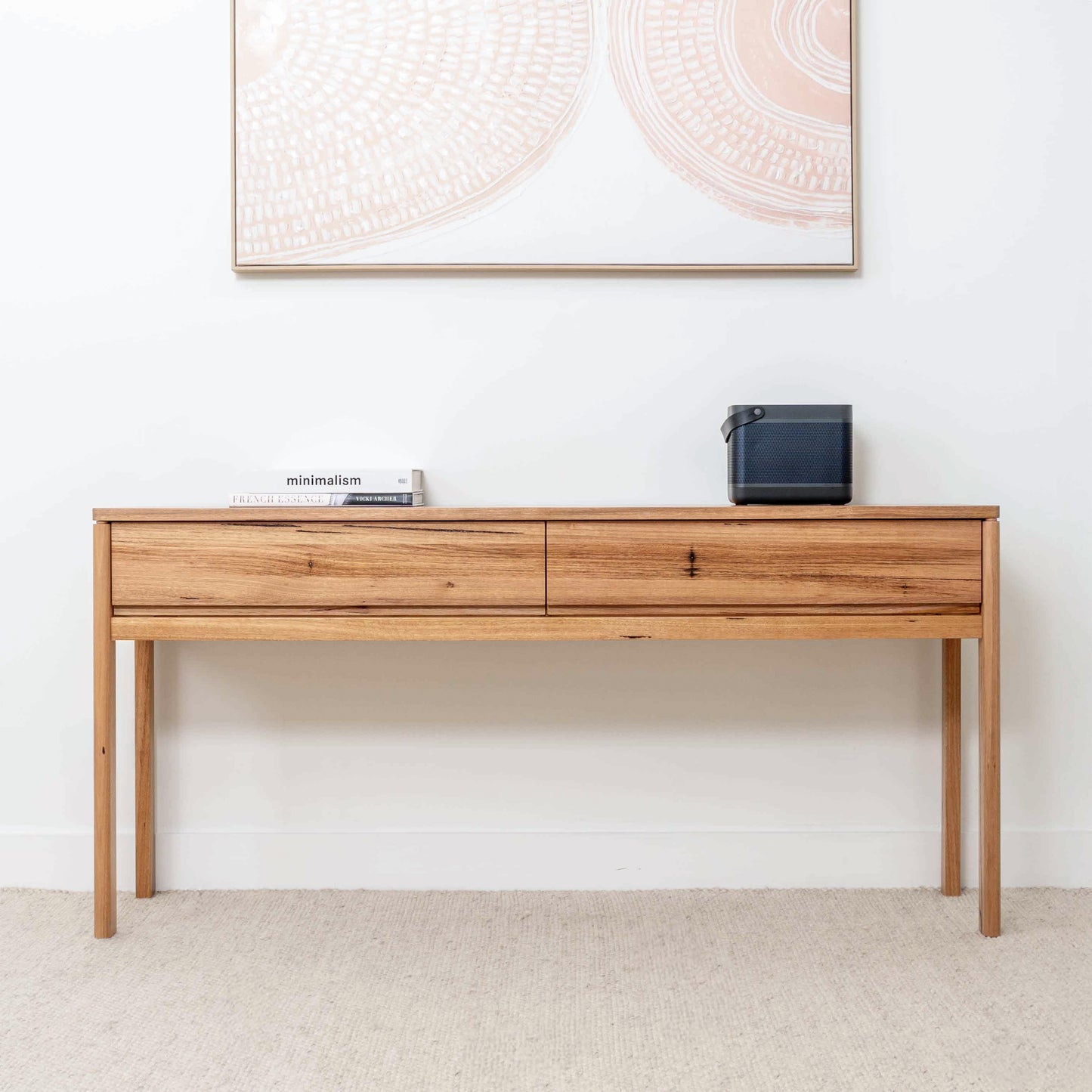 Athena Wormy Chestnut Hall Table