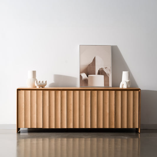 Ex Demo 1.8m Brooklyn American Oak Buffet - Brisbane Showroom