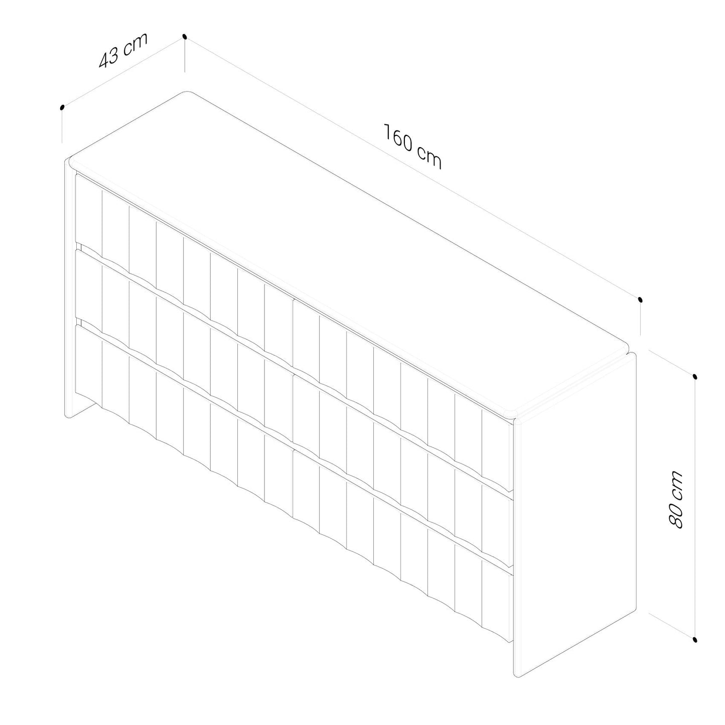 Brooklyn American Oak Dresser