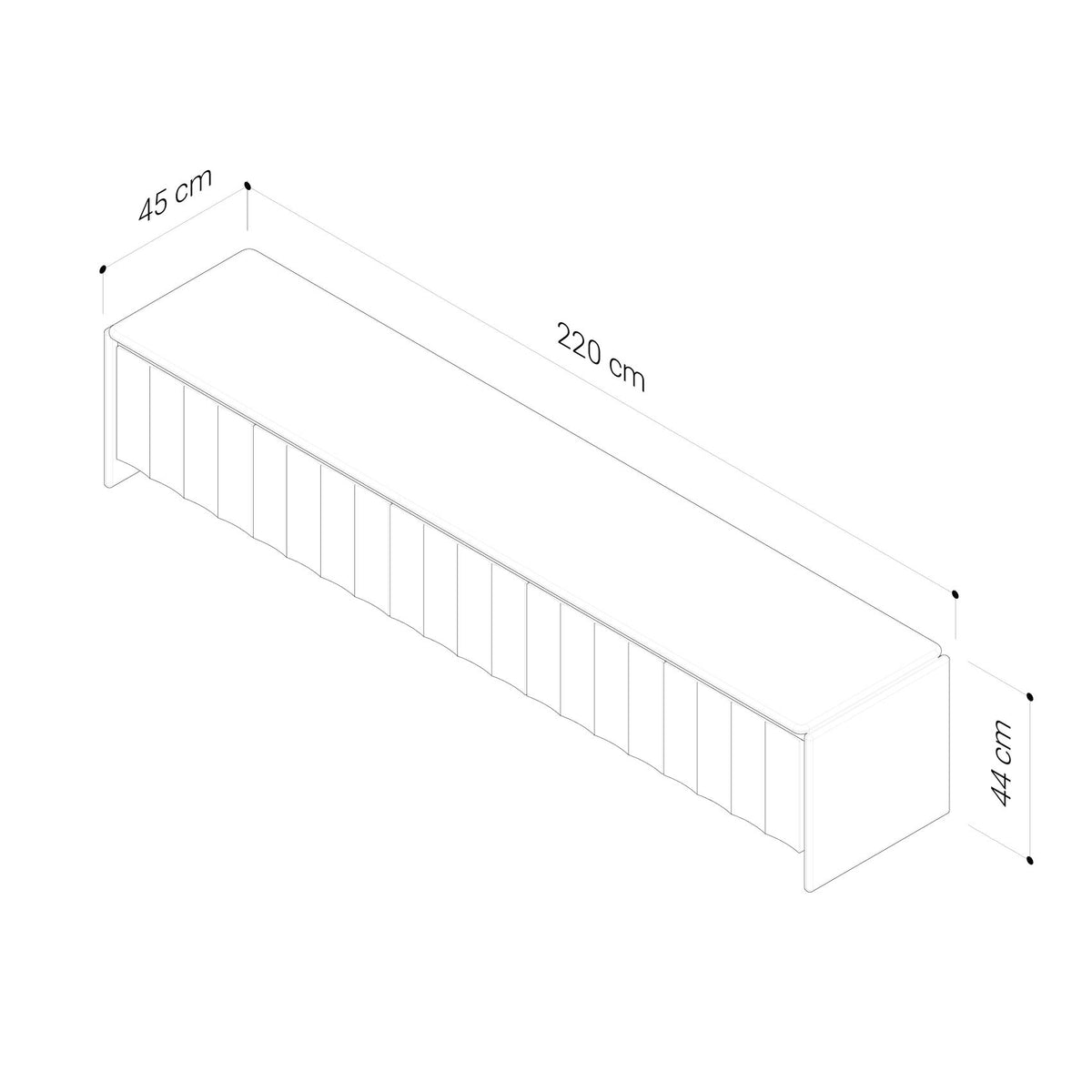 Brooklyn Walnut Entertainment Unit
