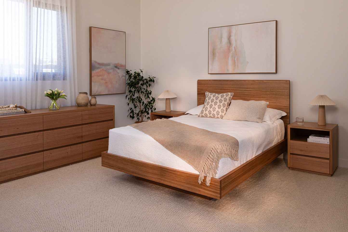 Cape Town Tasmanian Oak Bedside Table