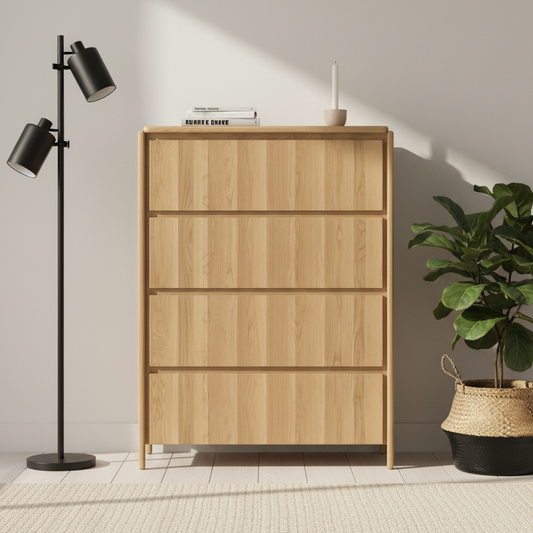 Brooklyn American Oak Tallboy