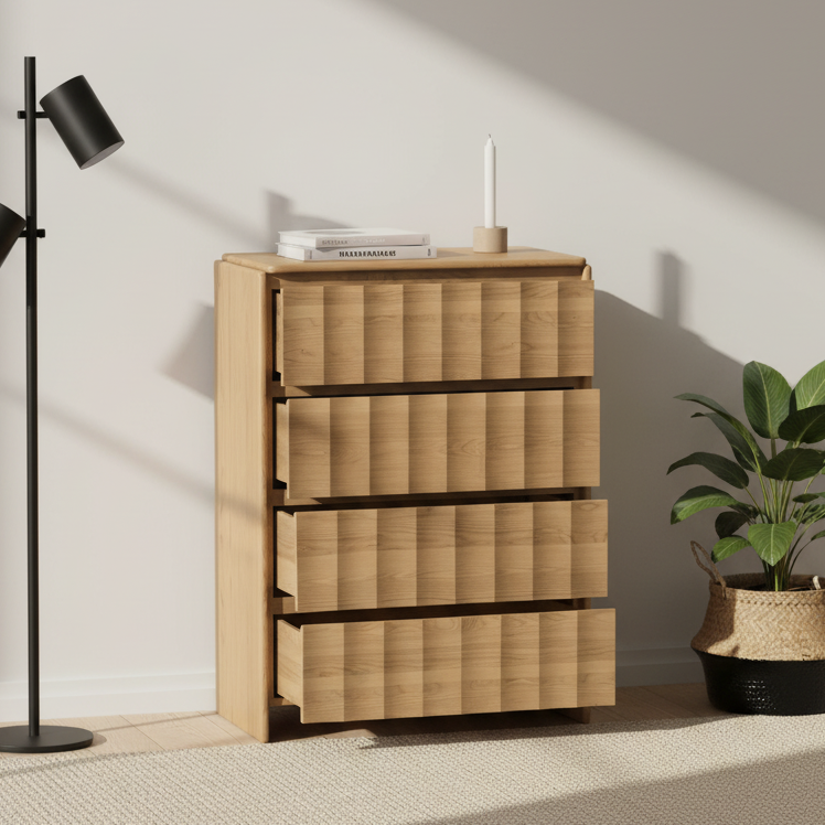 Brooklyn American Oak Tallboy
