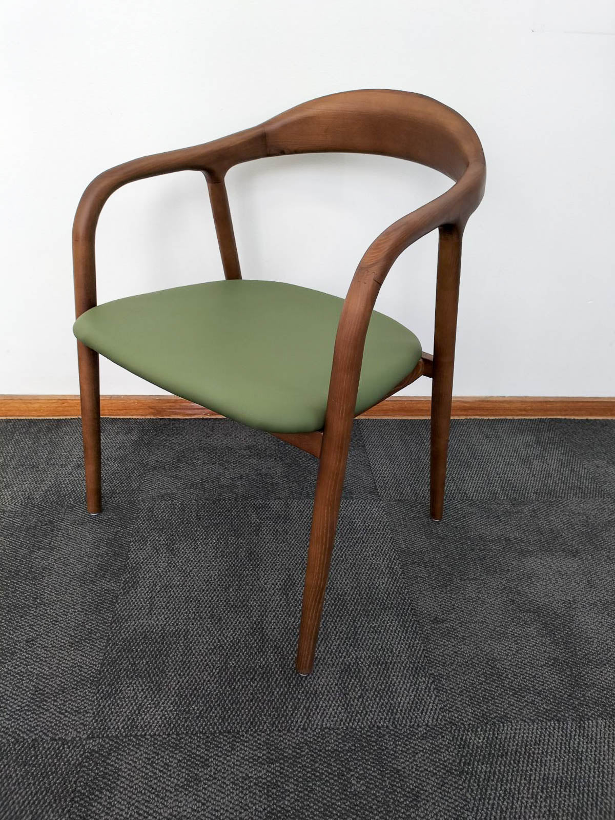 Chelsea Solid American Ash Oak Hardwood Dining Arm Chair