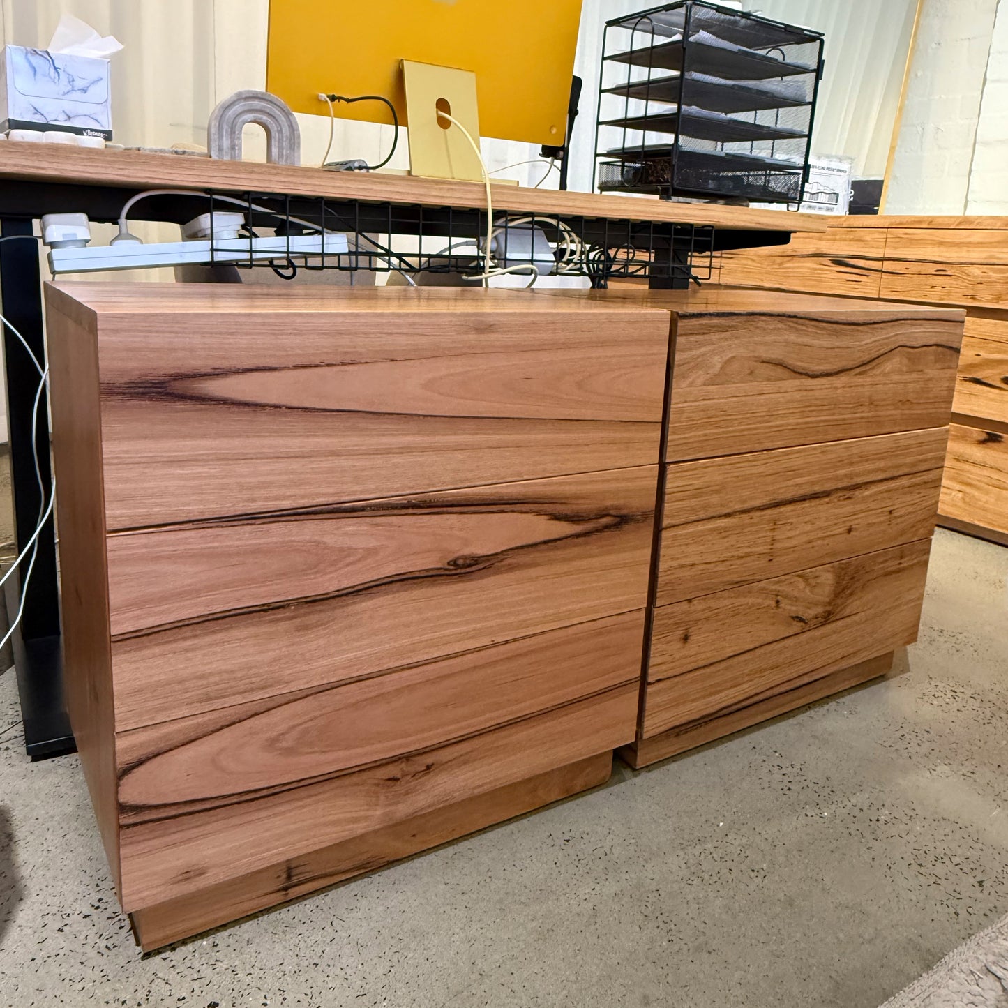 Ex Demo x Cape Town 3 Drawer Bedside Tables - Made In Australia