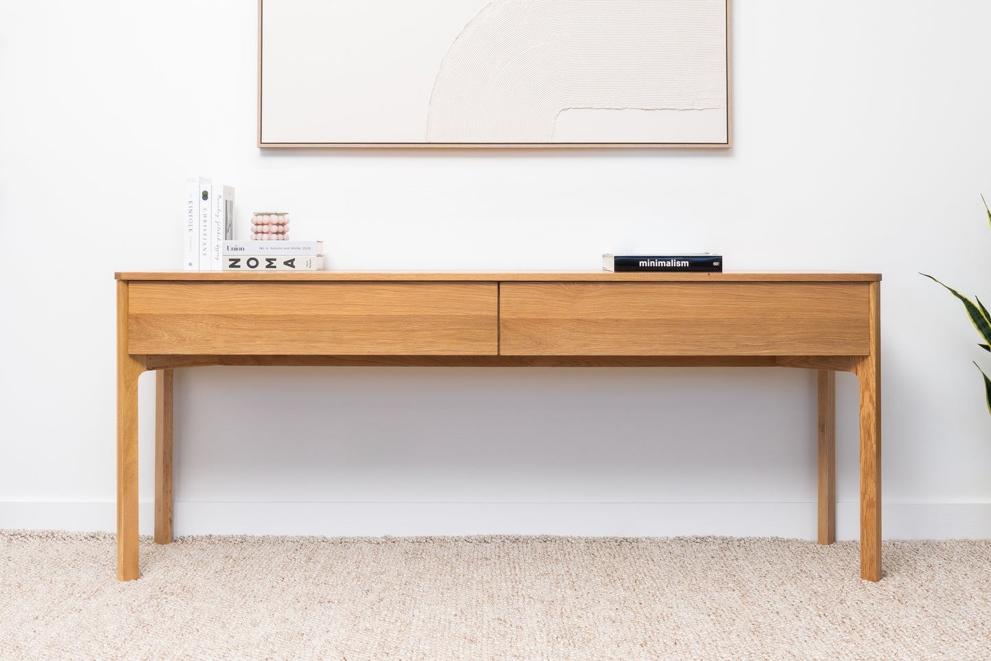 Achilles American Oak Hall Table