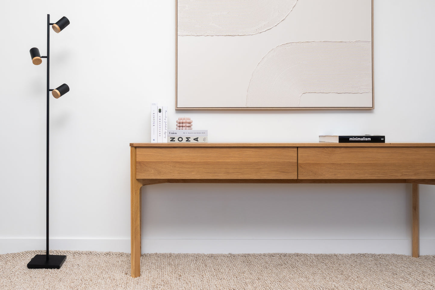 Achilles American Oak Hall Table