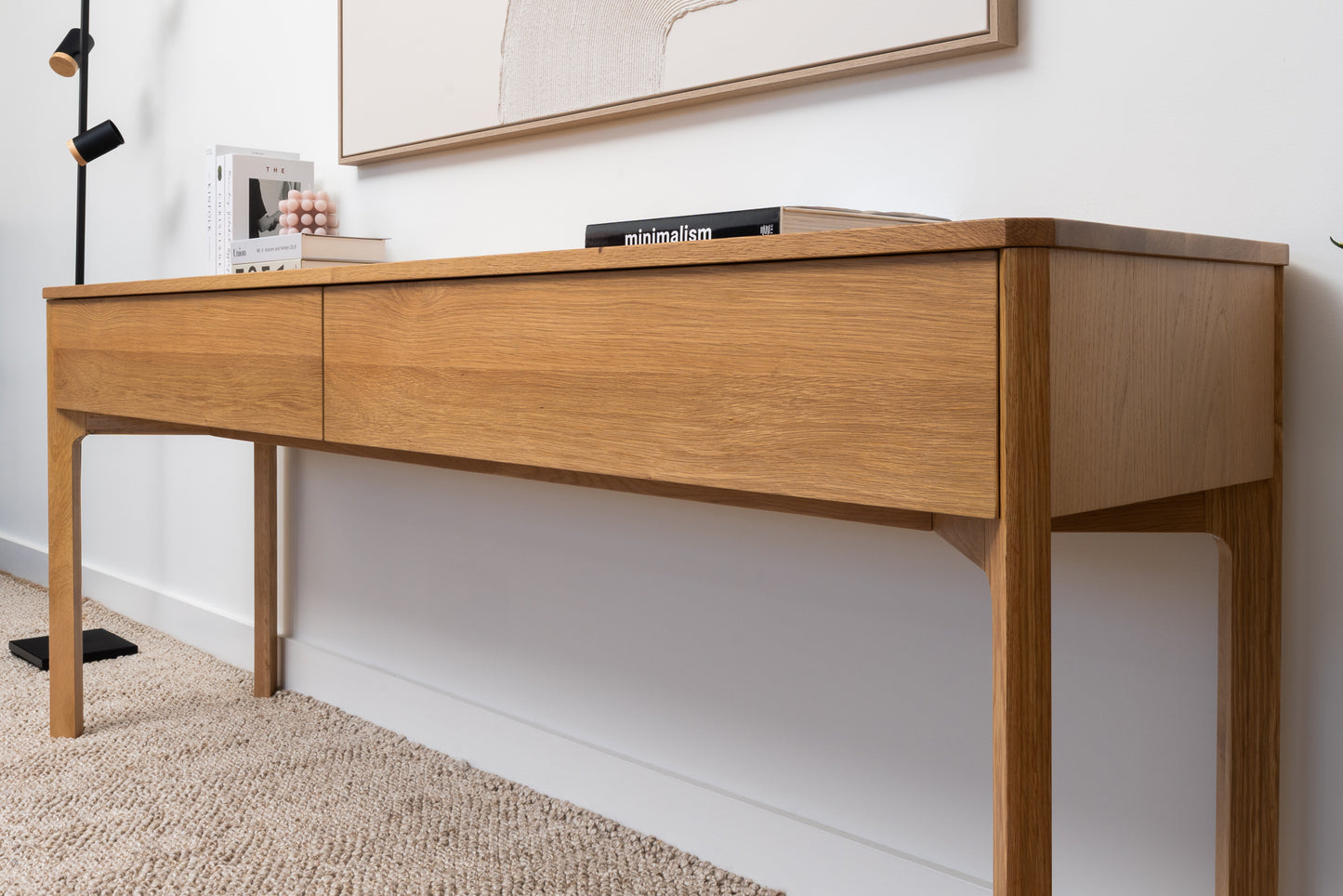 Achilles American Oak Hall Table