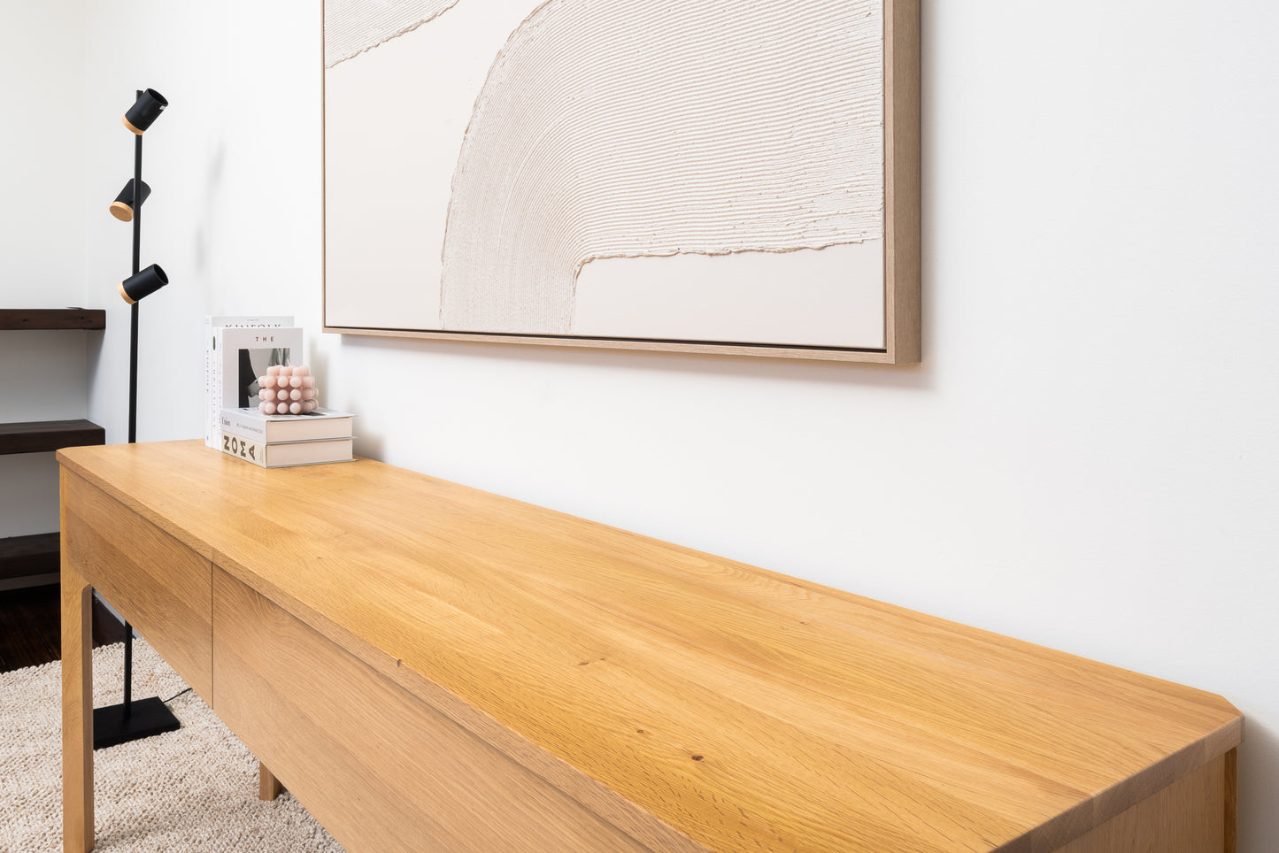 Achilles American Oak Hall Table