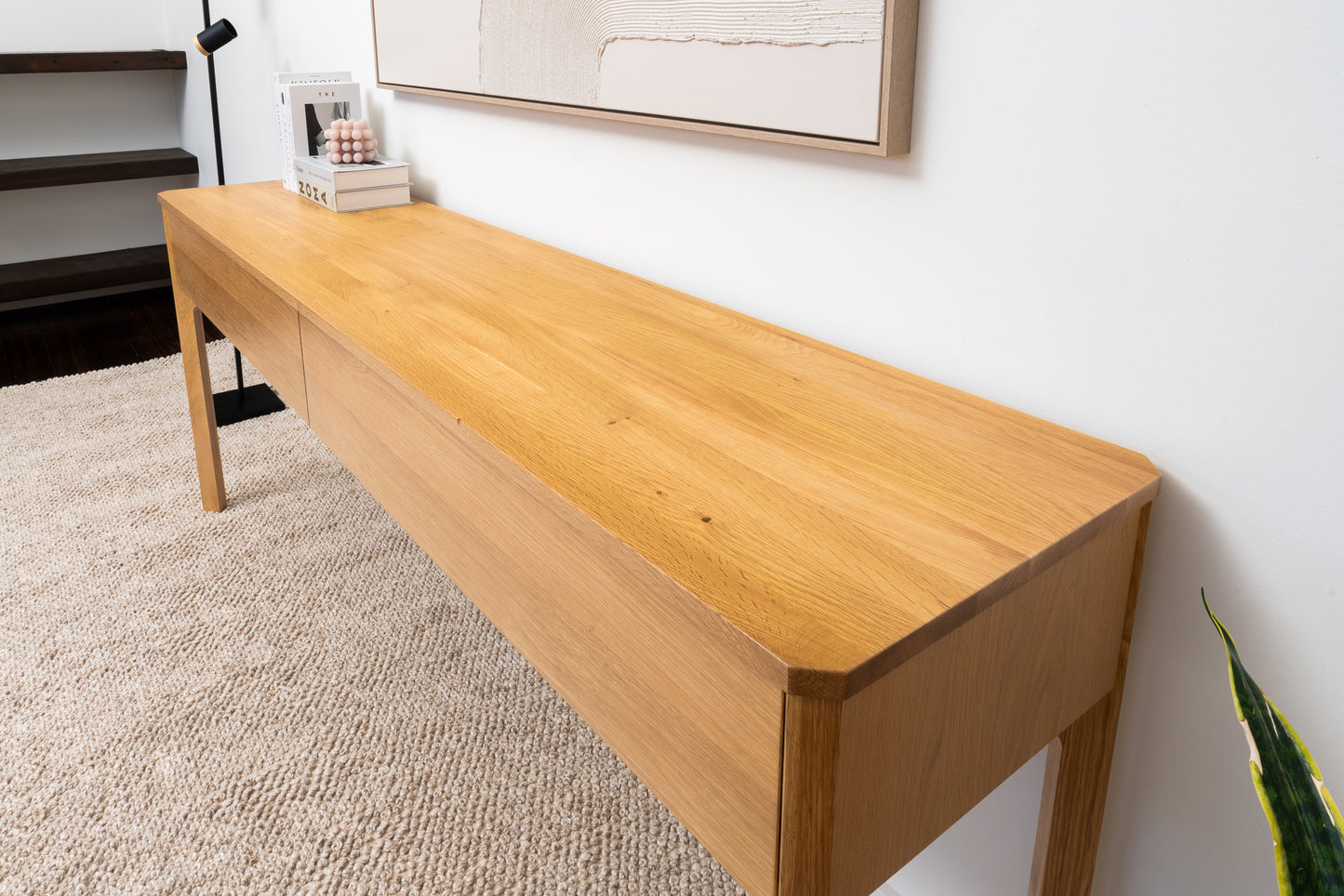Achilles American Oak Hall Table