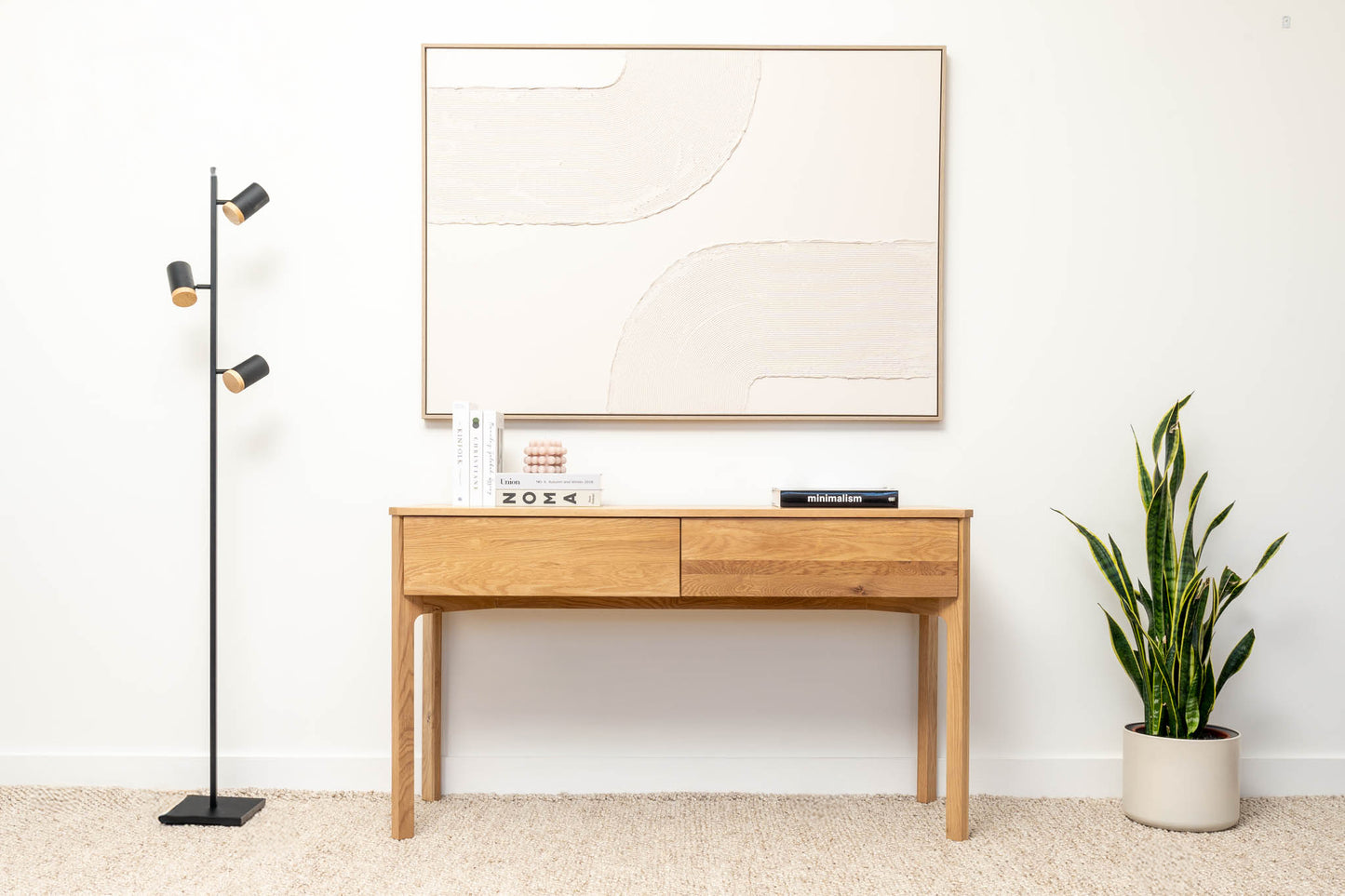 Achilles American Oak Hall Table