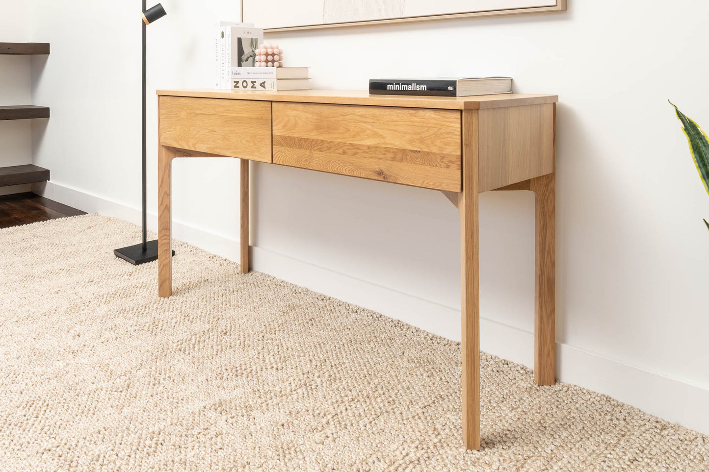 Achilles American Oak Hall Table
