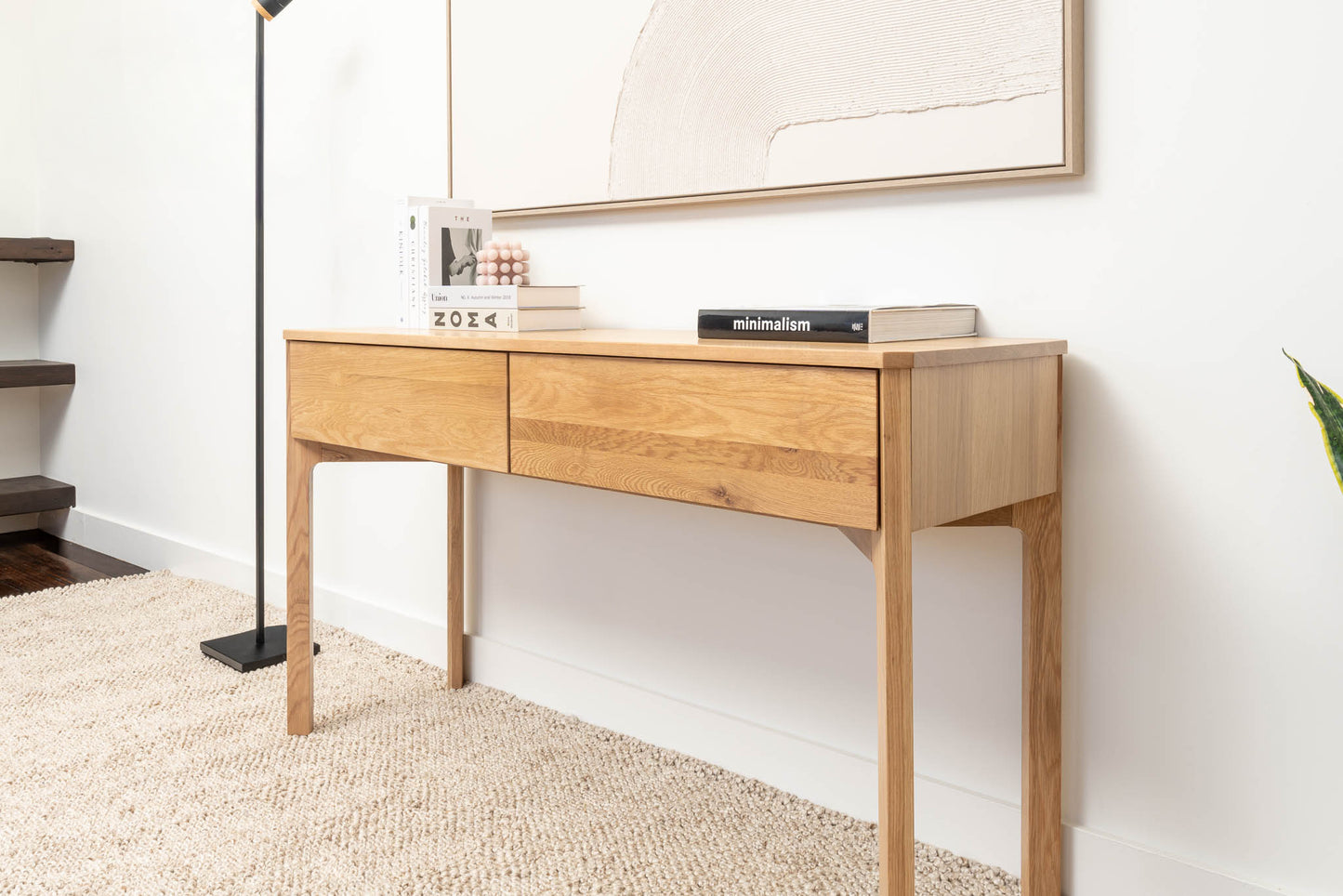 Achilles American Oak Hall Table