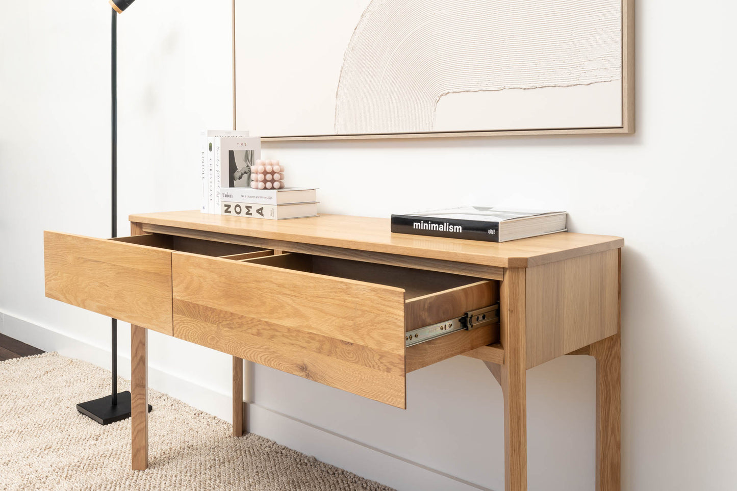 Achilles American Oak Hall Table