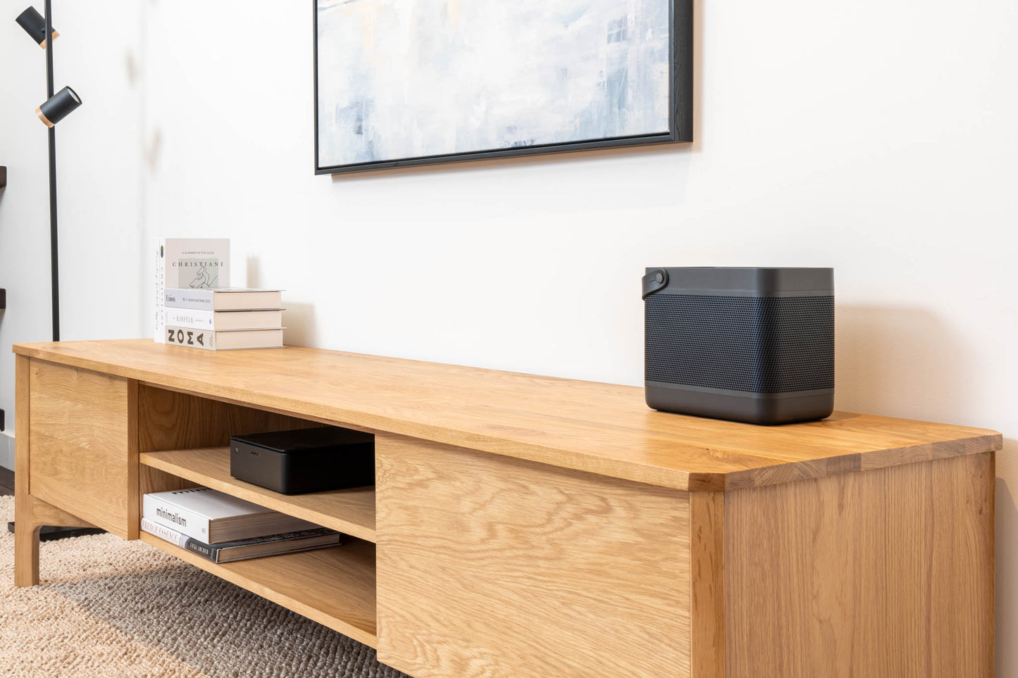 Achilles American Oak Entertainment Unit