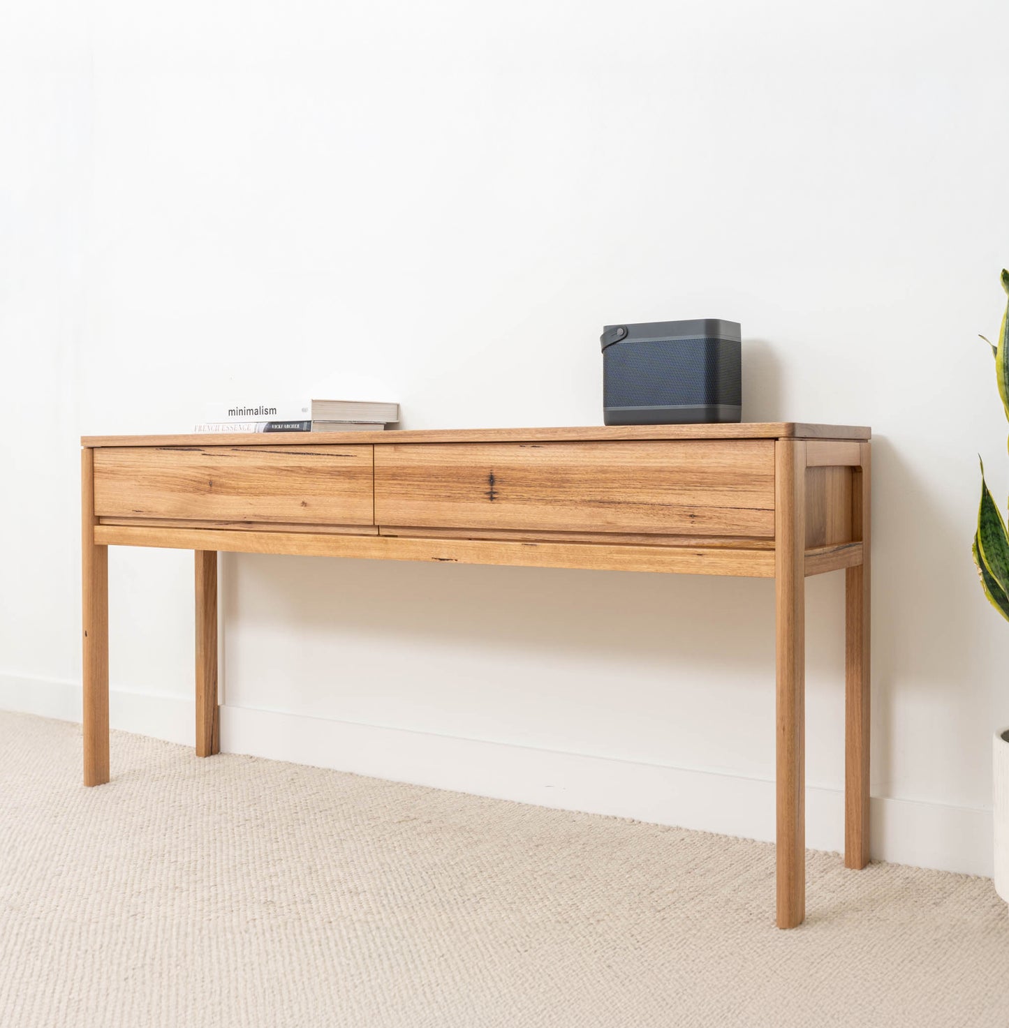 Athena Wormy Chestnut Hall Table