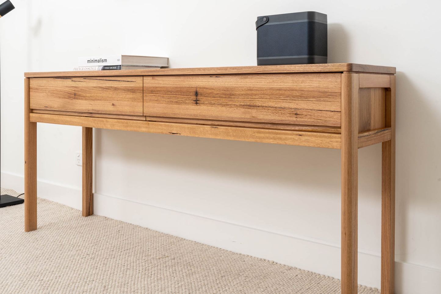 Athena Wormy Chestnut Hall Table
