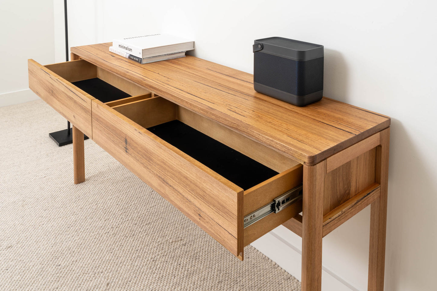 Athena Wormy Chestnut Hall Table