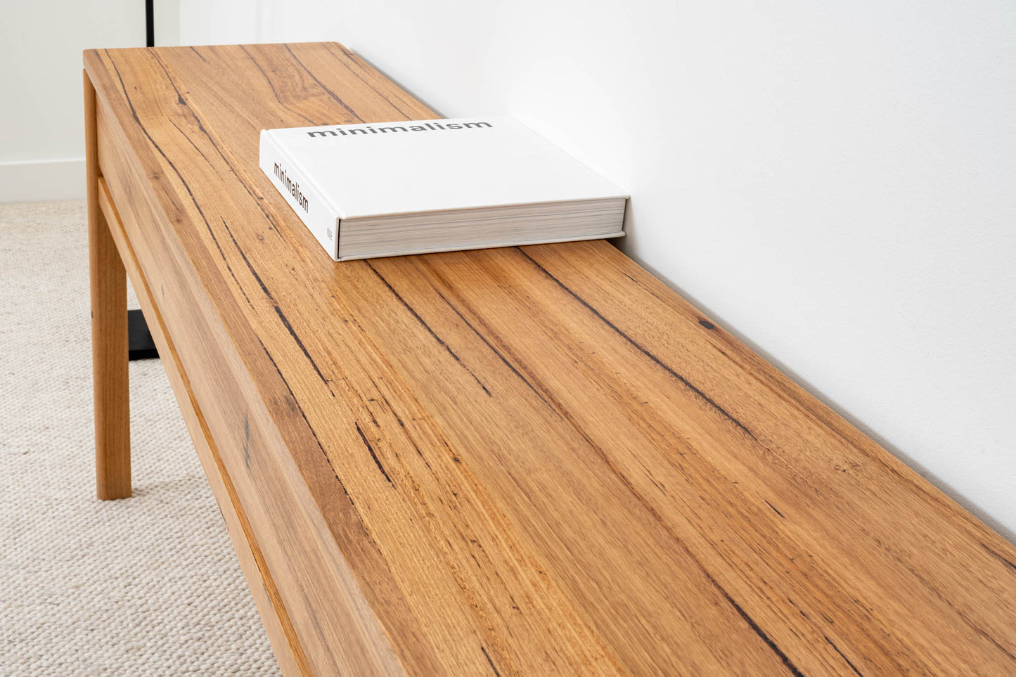 Athena Wormy Chestnut Hall Table