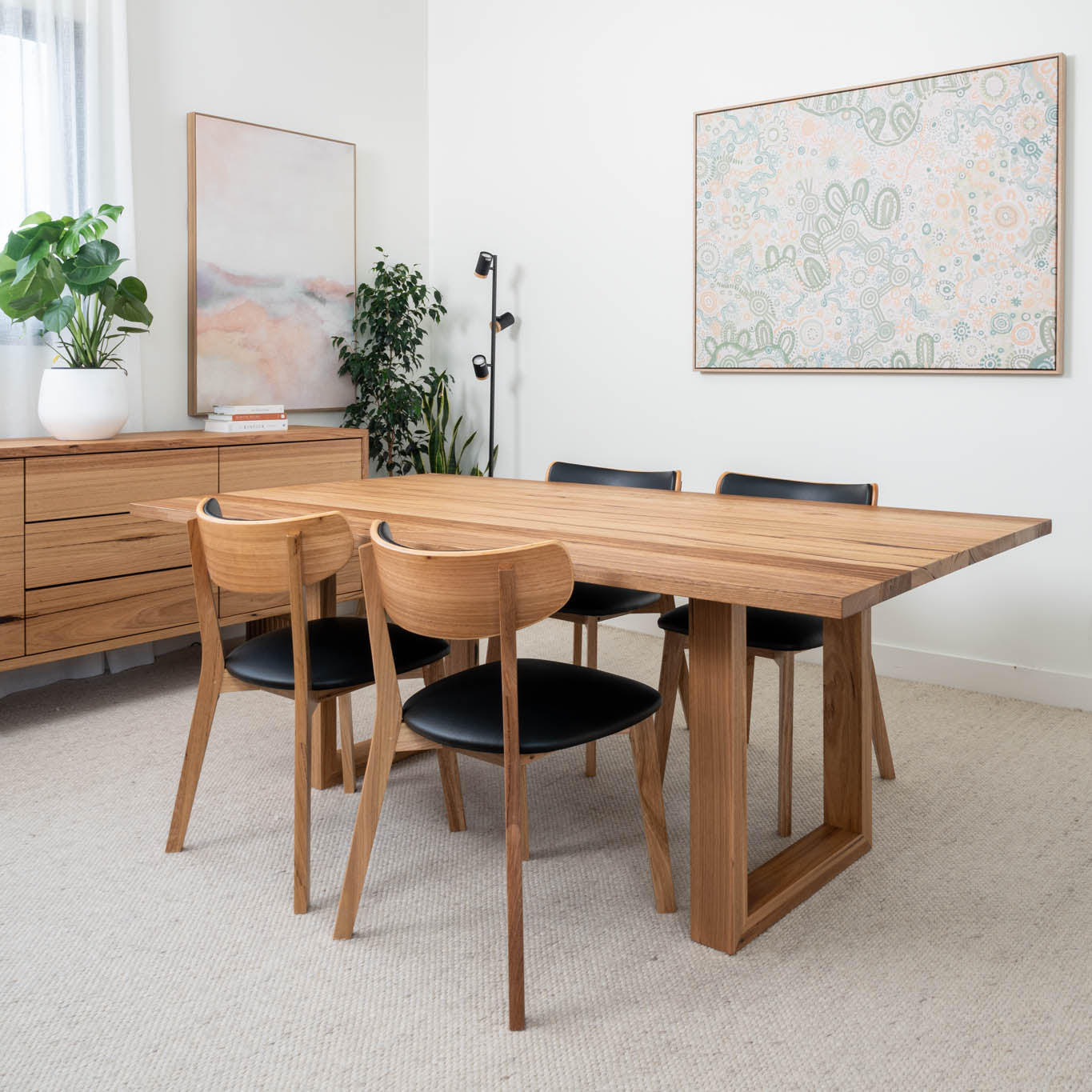 Bodhi Solid Australian Hardwood Dining Table - Made in Australia