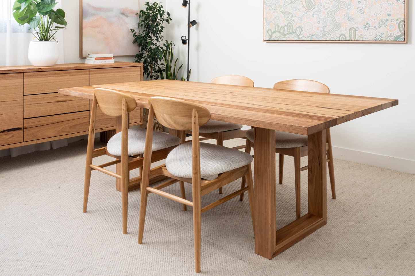 Bodhi Solid Australian Hardwood Dining Table - Made in Australia