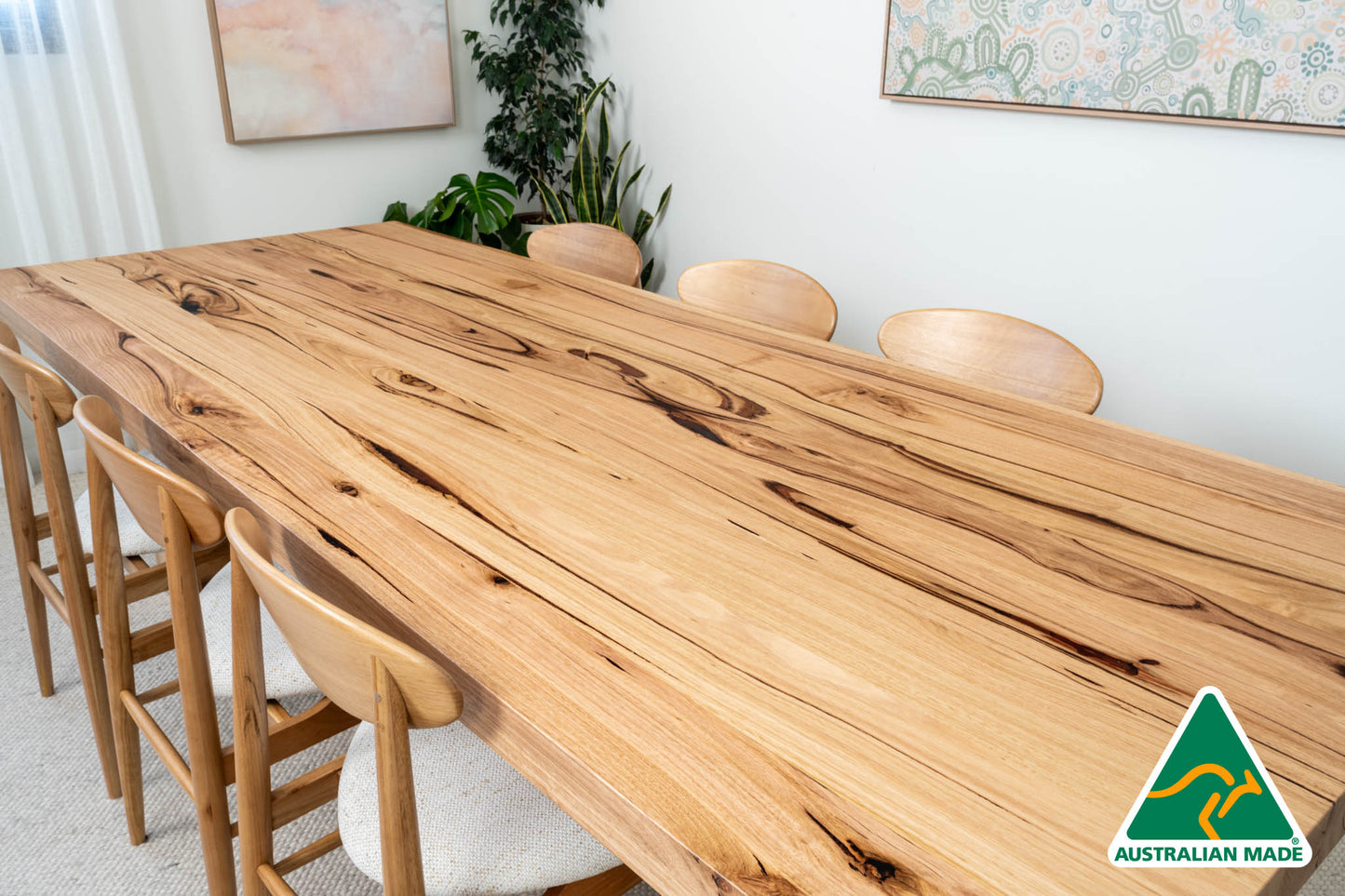 Osaka™️ (Natural) Solid Messmate Dining Table - Made in Australia