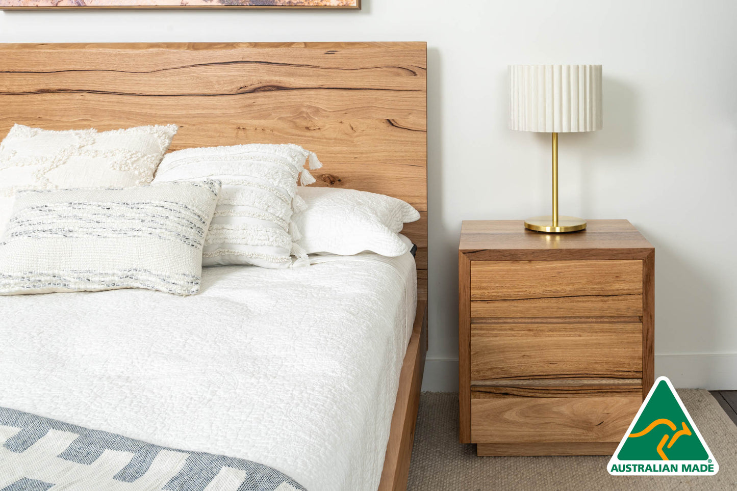 Kobe Live Edge Fully Solid Australian Bed Frame - Made in Australia