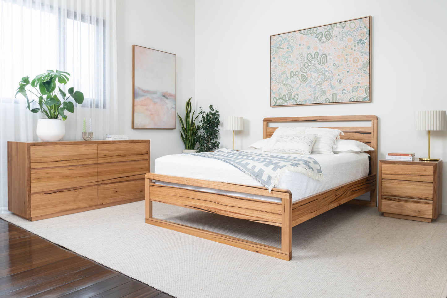 Valkyrie Bed Frame Fully Solid Australian Hardwood - Made in Australia