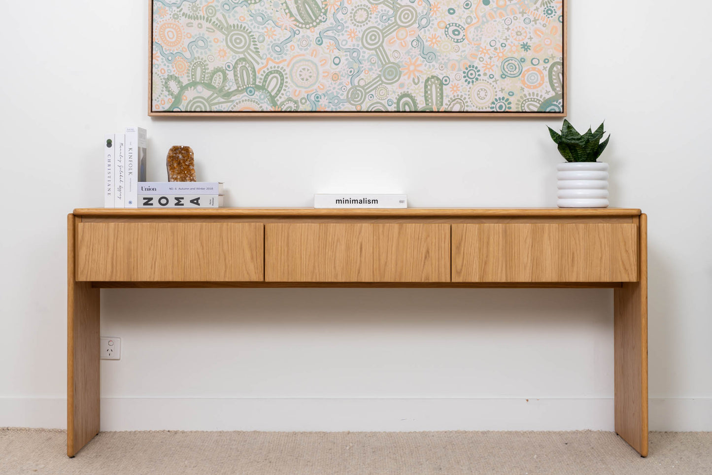 Brooklyn American Oak Console Table