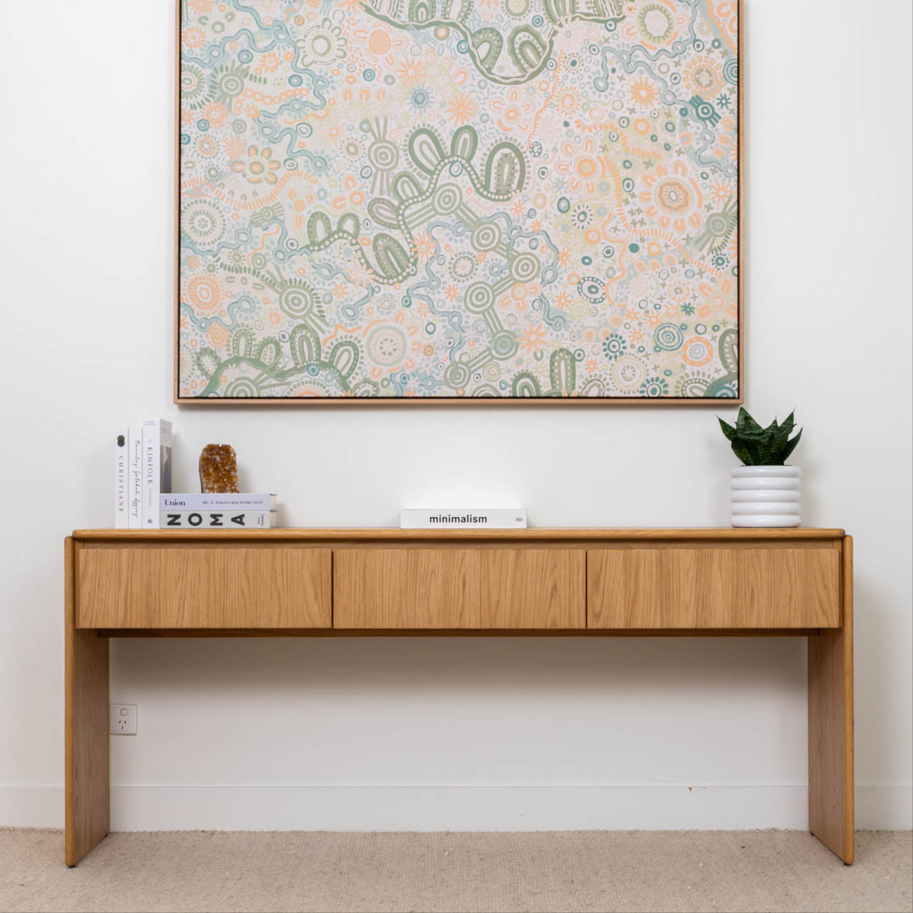 Brooklyn American Oak Console Table