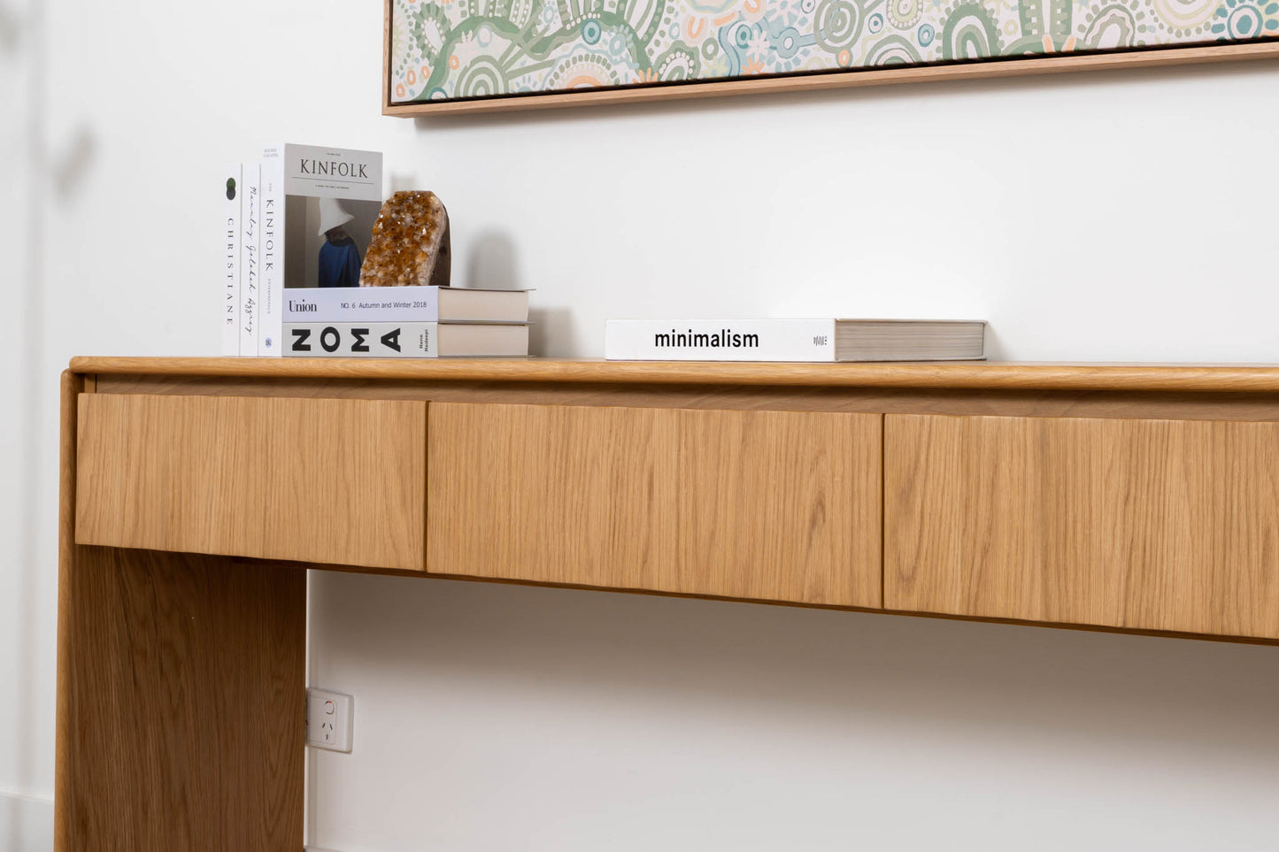 Brooklyn American Oak Console Table