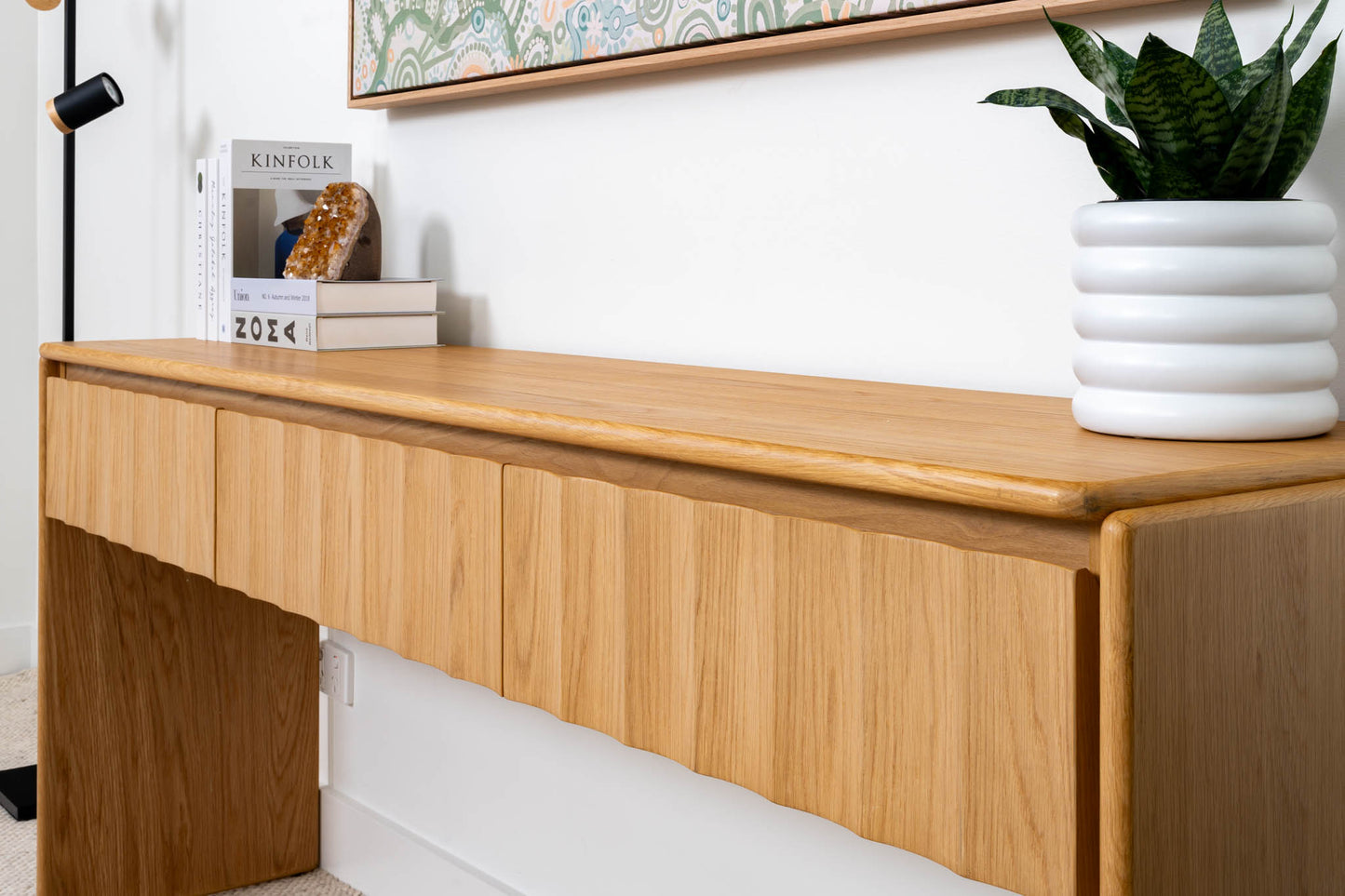 Brooklyn American Oak Console Table