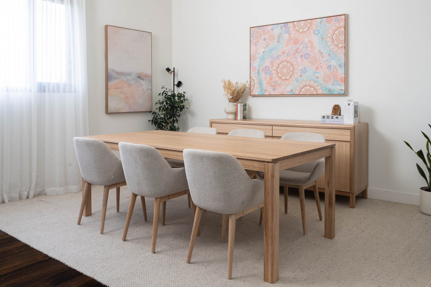 Yakka™️ Solid Tasmanian Oak Hardwood Dining Table - Made in Australia