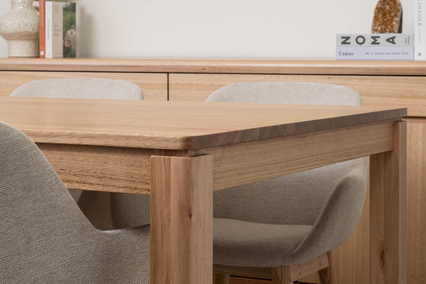 Yakka™️ Solid Tasmanian Oak Hardwood Dining Table - Made in Australia