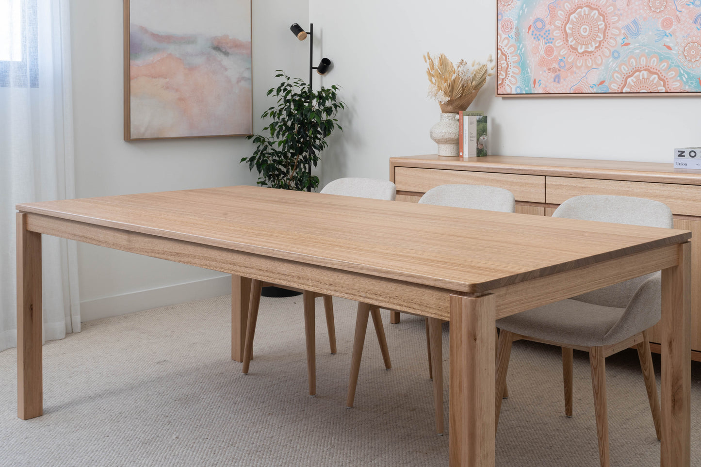 Yakka™️ Solid Tasmanian Oak Hardwood Dining Table - Made in Australia