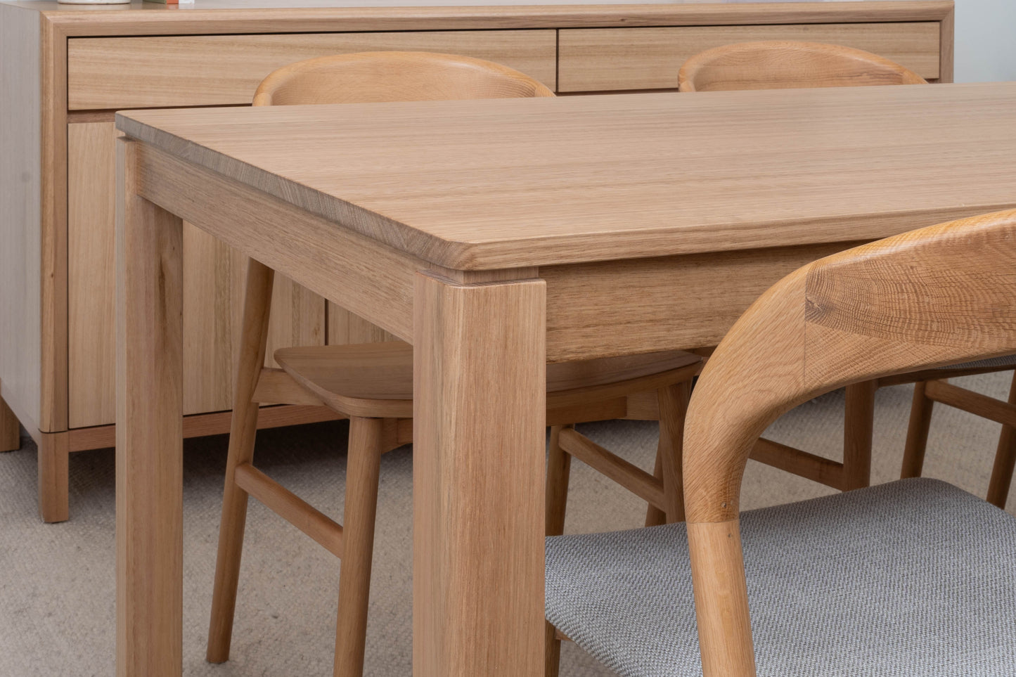 Yakka™️ Solid Tasmanian Oak Hardwood Dining Table - Made in Australia