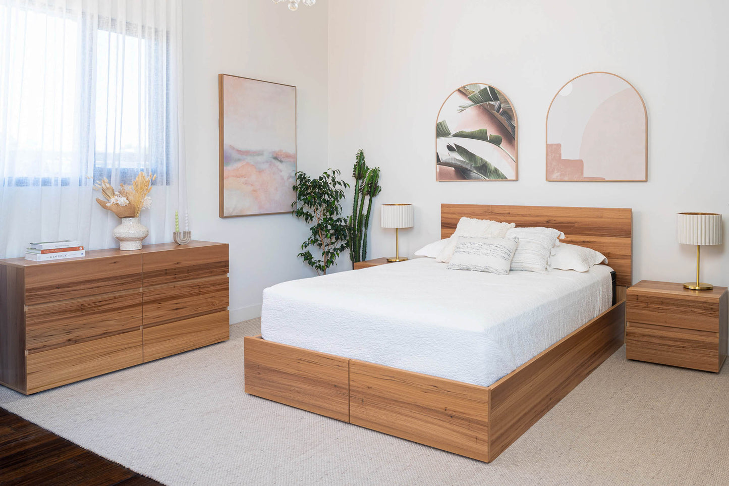 Dusk Gas Lift Storage Bed Frame - Made in Australia