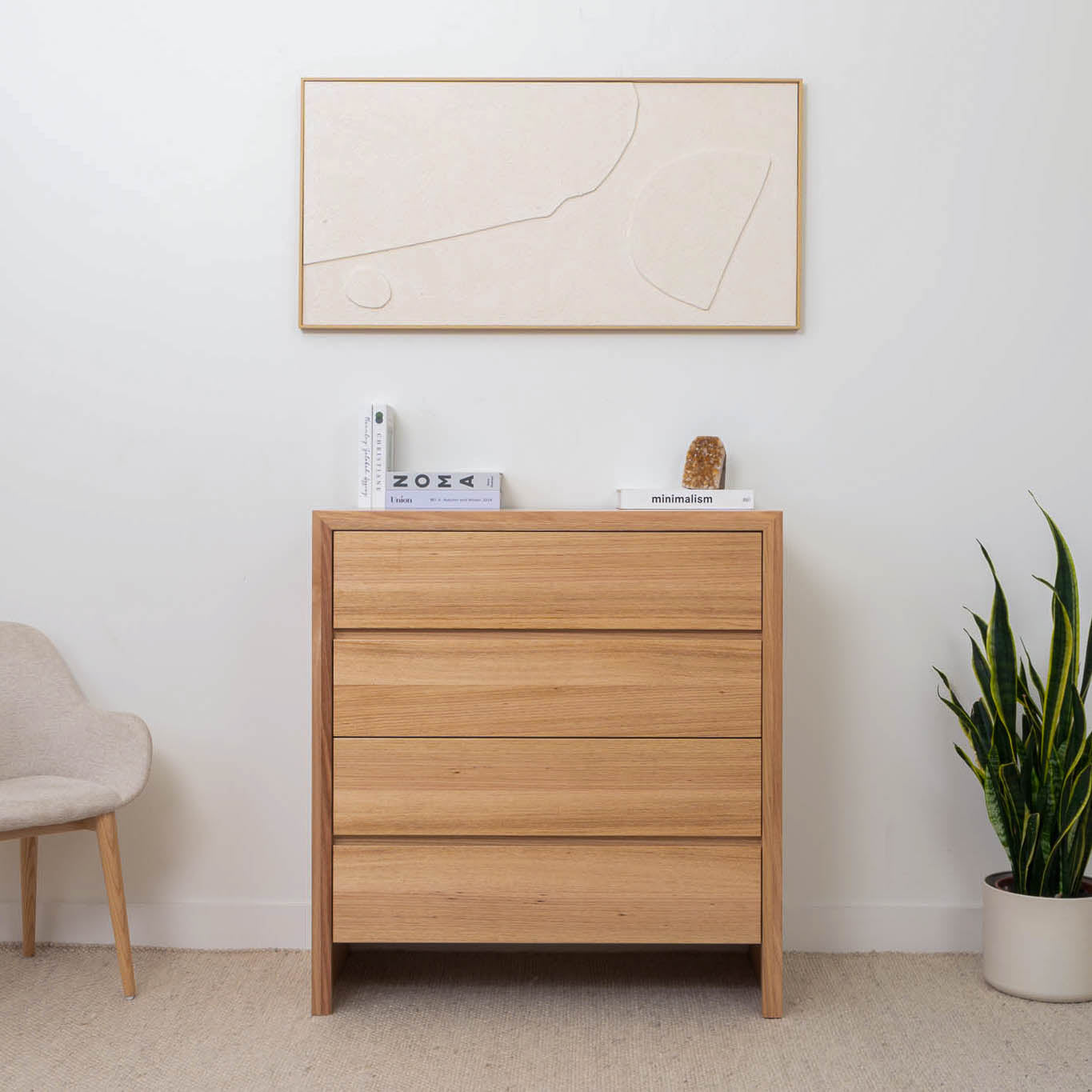 Zion 4 Drawer Tallboy - Made in Australia