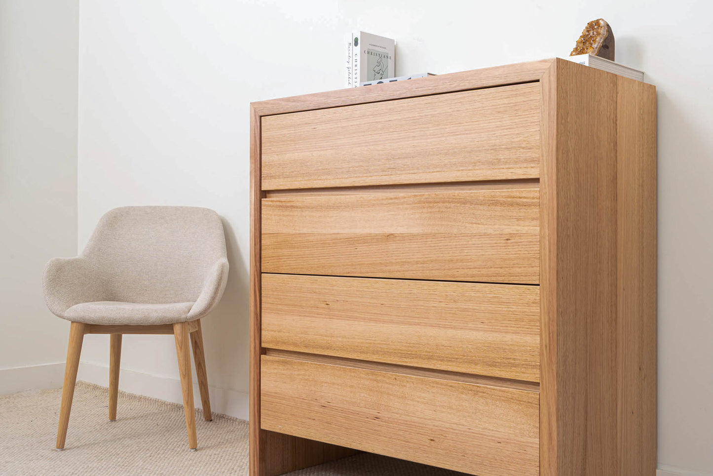 Zion 4 Drawer Tallboy - Made in Australia