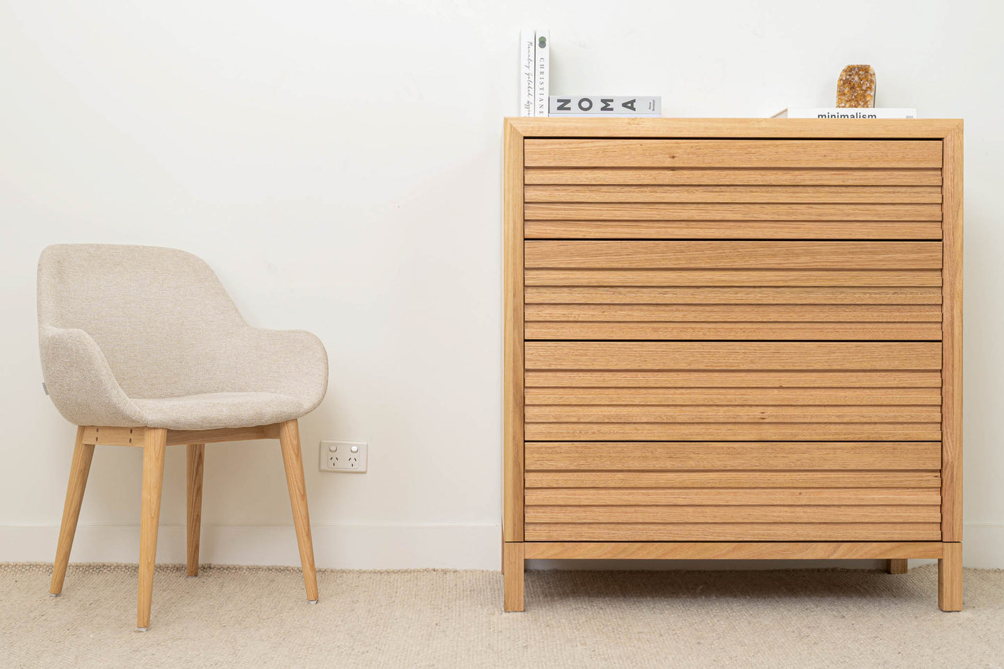 Luna 4 Drawer Tallboy - Made in Australia