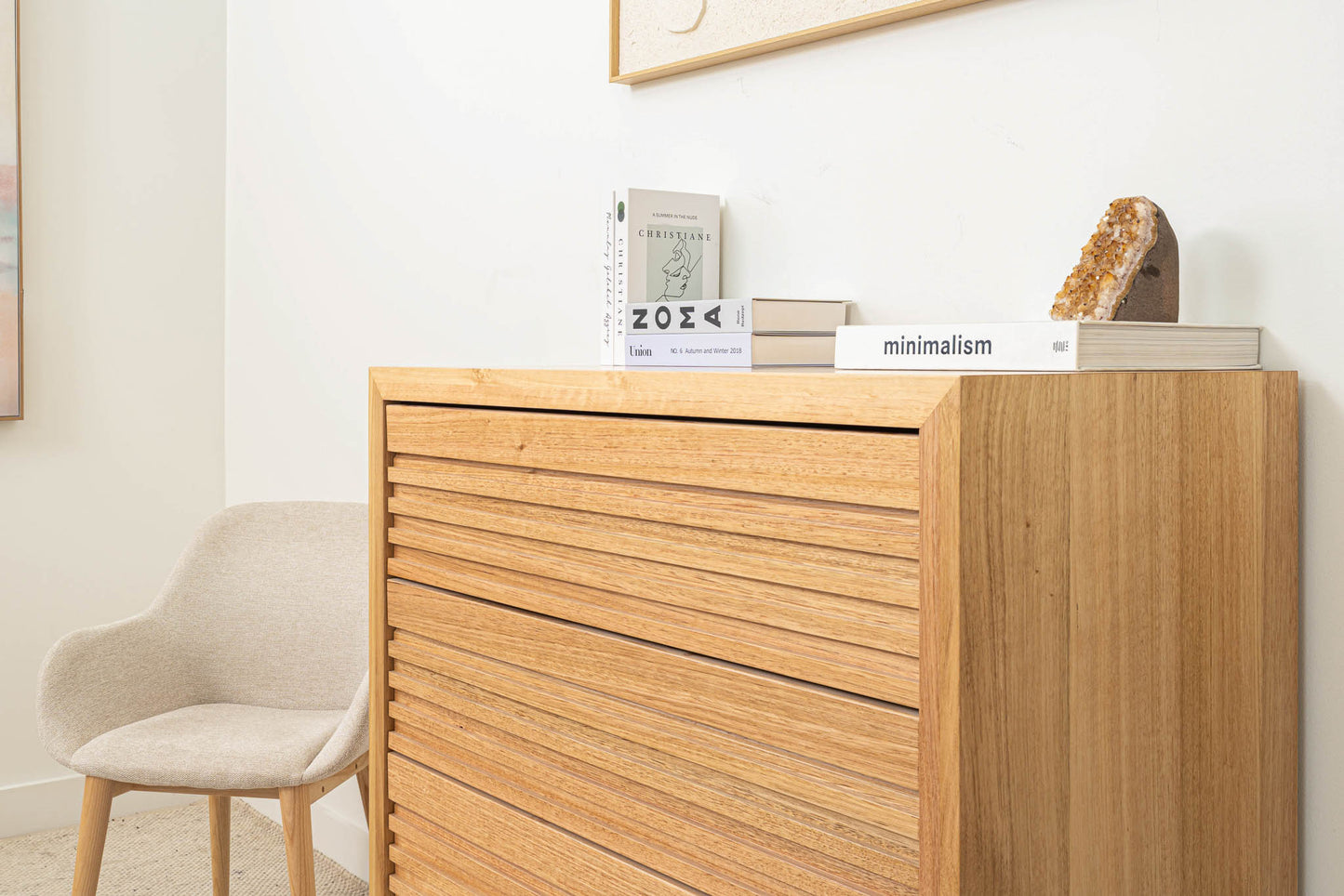 Luna 4 Drawer Tallboy - Made in Australia