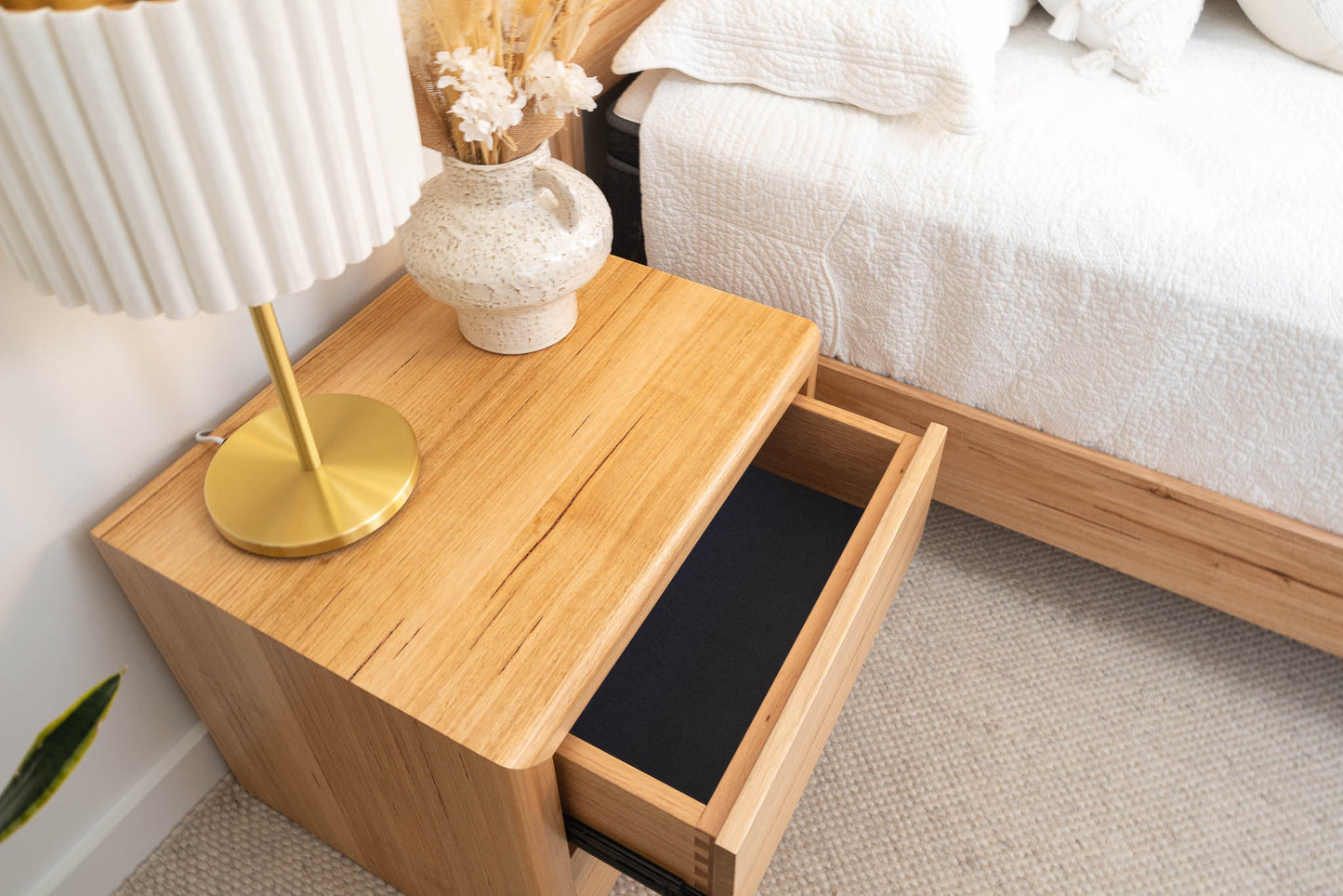 Yakka Feature Grade Bedside Table (2 Drawer) - Made In Australia