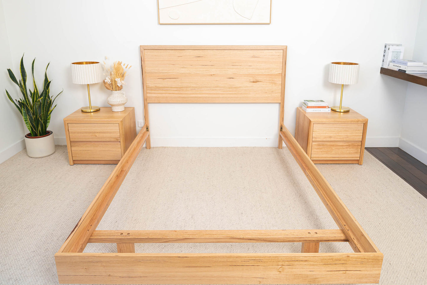 Yakka™️ Feature Grade Tasmanian Oak Bed Frame - Made in Australia
