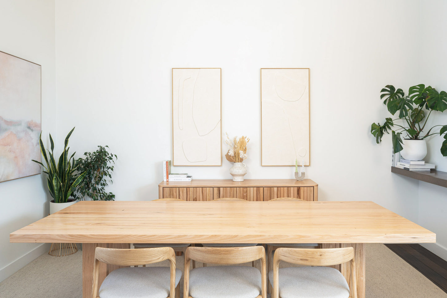 Osaka Vic Ash Feature Dining Table - Made in Australia