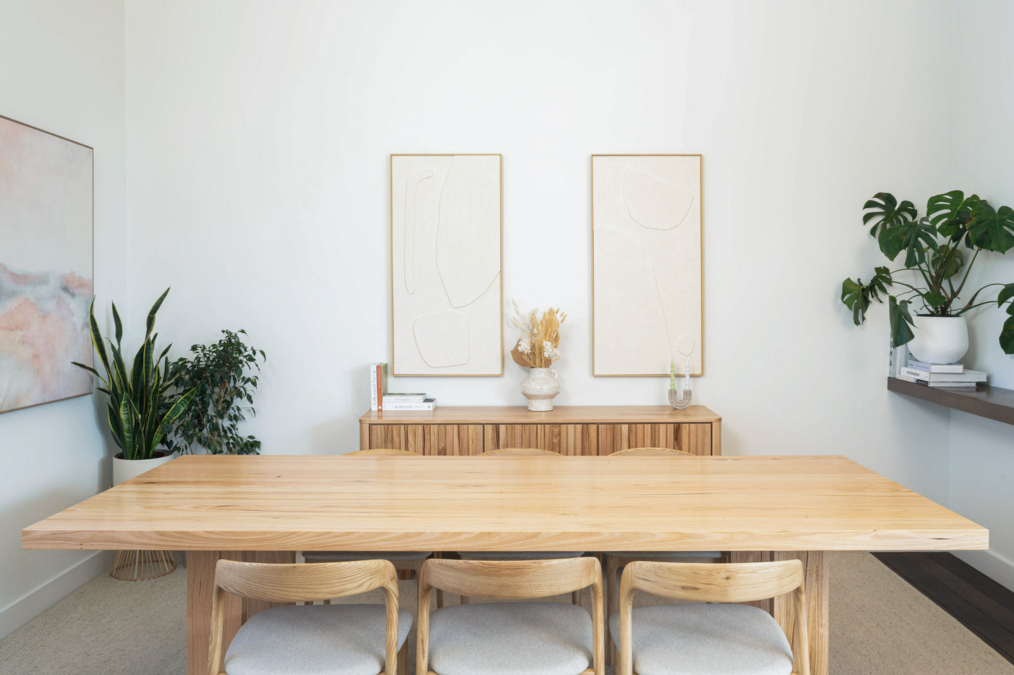 Osaka Vic Ash Feature Dining Table - Made in Australia