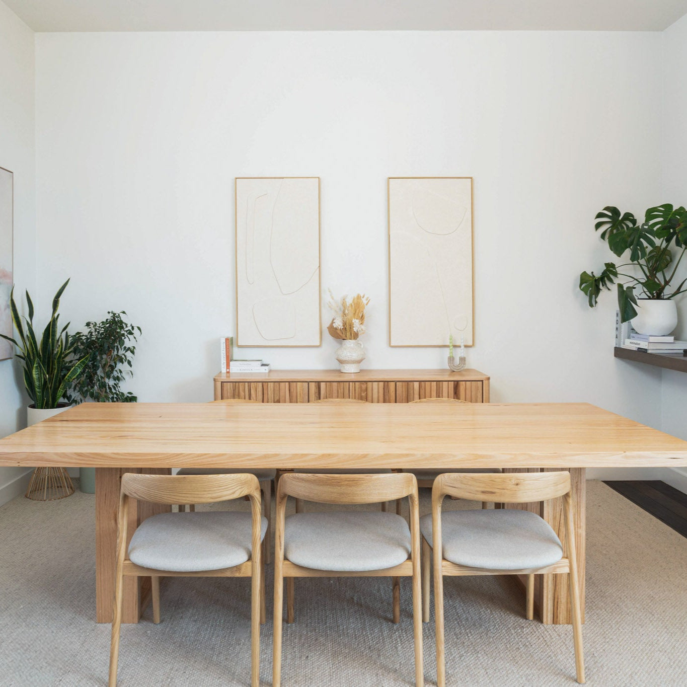 Osaka Vic Ash Feature Dining Table - Made in Australia