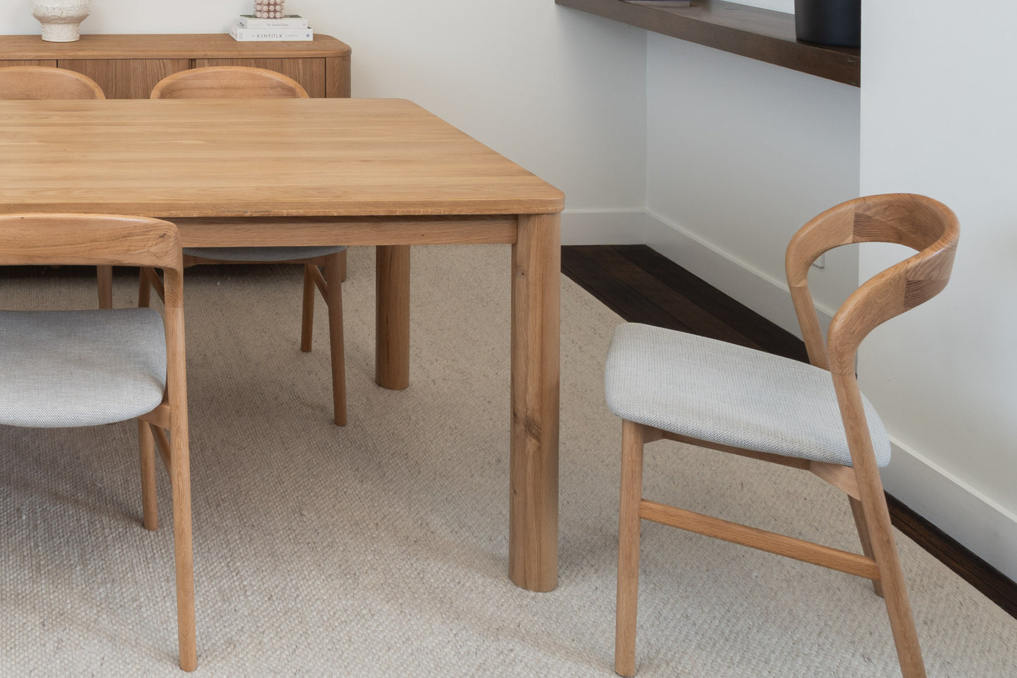 Solara Solid American Oak Dining Table